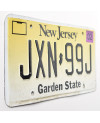 Amerikai rendszám New Jersey Garden State JNX-99J