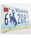 Amerikai rendszám Wyoming Blue Bronco 6-208AJ