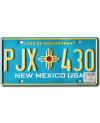 Amerikai rendszám New Mexico Blue PJX 430