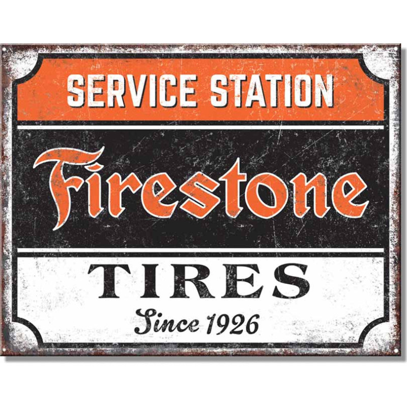 Fém tábla Firestone Service 40 cm x 32 cm