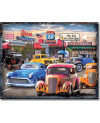 Fém tábla Route 66 Springbok 40 cm x 32 cm