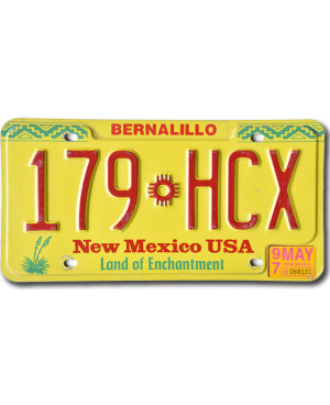 Amerikai rendszám New Mexico Enchantment 179 HCX