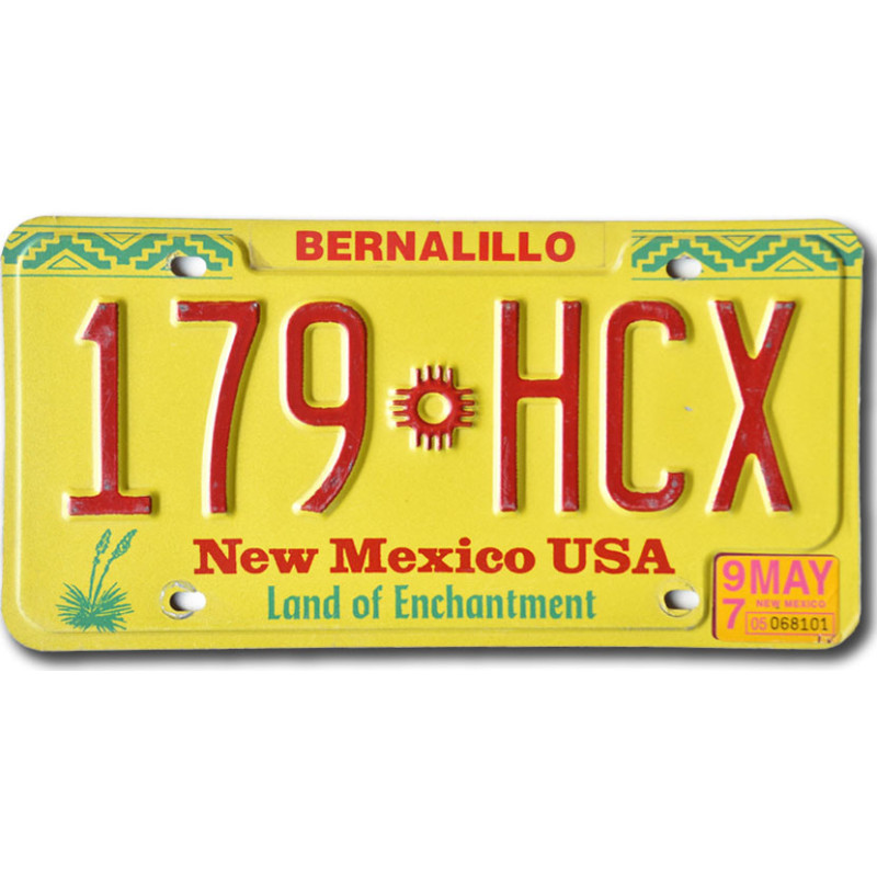 Amerikai rendszám New Mexico Enchantment 179 HCX