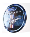 Fém tábla Ford Mustang Blue 30 cm