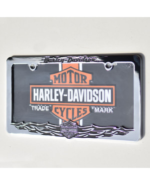 Amerikai rendszámtábla keret Harley Davidson króm acél