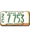 Amerikai rendszám Idaho 1966 Famous Potatoes 2C 7753