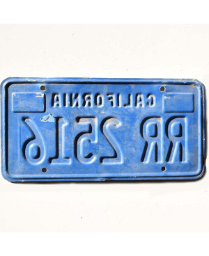Amerikai rendszám California 1997 Blue RR 2516