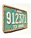 Amerikai rendszám Ohio 1973 Green Farm 912371