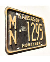 Amerikai rendszám Kansas 1968 Midway MN-1295