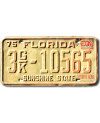 Amerikai rendszám Florida 1975 Arrive Alive 3GK-10565