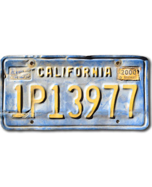 Amerikai rendszám California Blue 1P13977