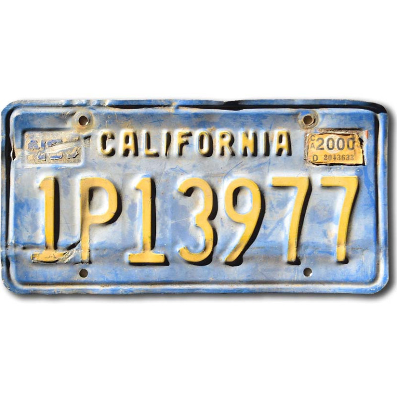 Amerikai rendszám California Blue 1P13977