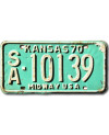 Amerikai rendszám Kansas 1970 Midway Green SA-10139