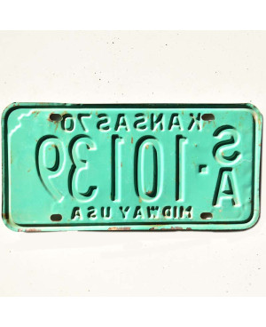 Amerikai rendszám Kansas 1970 Midway Green SA-10139