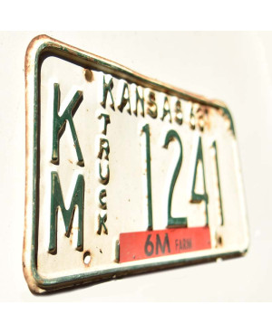 Amerikai rendszám Kansas 1963 Truck KM-1241