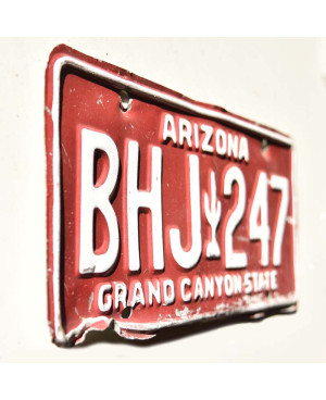 Amerikai rendszám Arizona Red Cactus BHJ 247