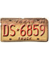 Amerikai rendszám Texas 1974 Truck DS-6859