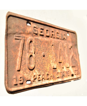 Amerikai rendszám Georgia 1962 Peach State 78-1412