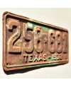 Amerikai rendszám Texas 1932 Rusty 258-681