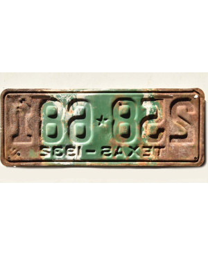 Amerikai rendszám Texas 1932 Rusty 258-681