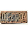 Amerikai rendszám California 1933 Rusty 4C 73 00
