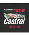 Férfi póló Castrol Racing Car Black