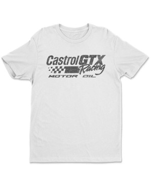 Férfi póló Castrol GTX Racing Oil White
