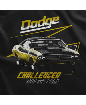 Férfi póló Dodge Challenger 340 Six pack