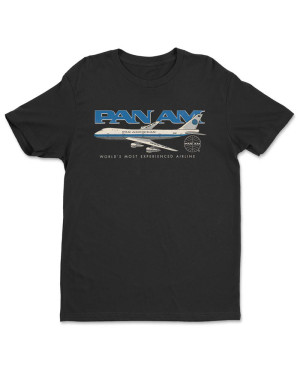 Férfi póló Pan Am Airline 747