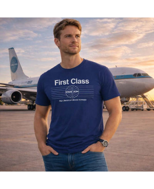 Férfi póló Pan Am Airways First Class