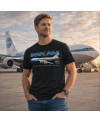 Férfi póló Pan Am Airline 747