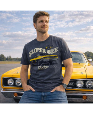 Férfi póló Dodge Super Bee Grey