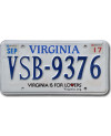 Amerikai rendszám Virginia for Lovers