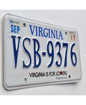 Amerikai rendszám Virginia for Lovers