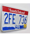 Amerikai rendszám South Dakota Faces 2FE 736