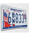 Amerikai rendszám Maryland Flag 6BW8339