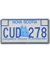Kanadai rendszám Nova Scotia Ocean Playground CUD 278