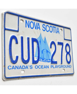 Kanadai rendszám Nova Scotia Ocean Playground CUD 278