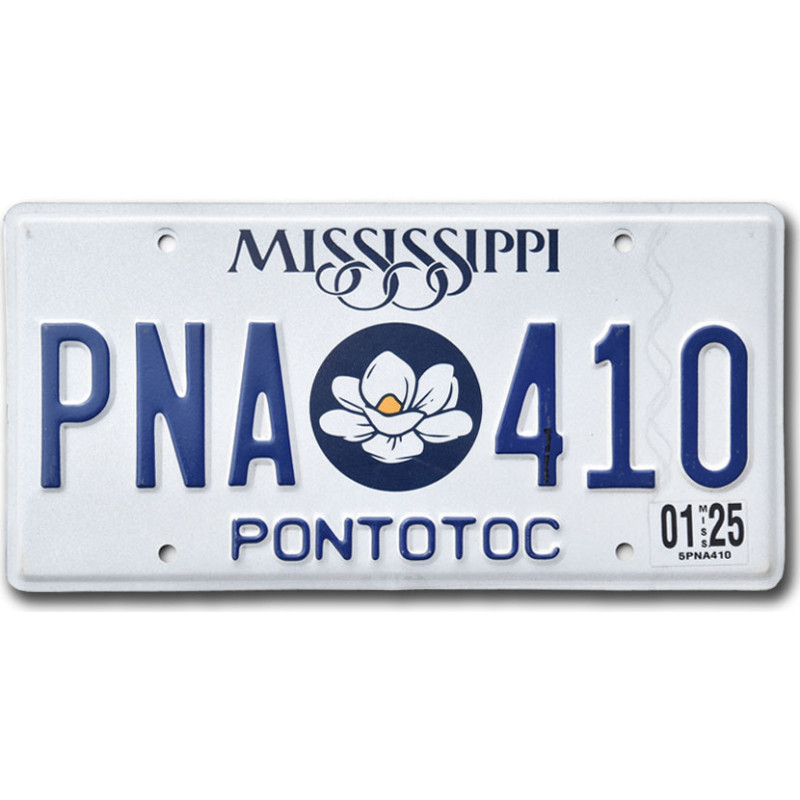 Amerikai rendszám Mississippi 2025 Magnolia PNA-410