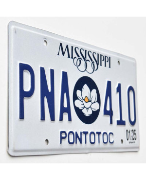 Amerikai rendszám Mississippi 2025 Magnolia PNA-410