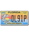 Amerikai rendszám Florida Protect Wild Dolphins DL91P