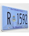 Rendszámtábla St. Maarten The Friendly Island R 1592