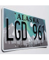 Amerikai rendszám Alaska Aurora Borealis LGD 961