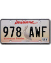 Amerikai rendszám Louisiana Sportsman´s Paradise 978 AWF