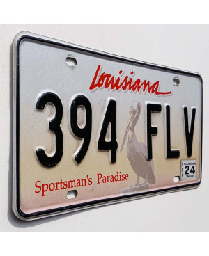 Amerikai rendszám Louisiana Sportsman´s Paradise 394 FLV