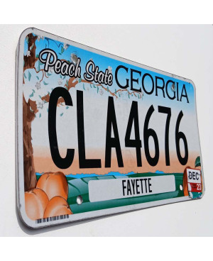 Amerikai rendszám Georgia Peach State flat