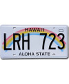 Amerikai rendszám Hawaii Aloha Rainbow LRH 723
