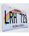 Amerikai rendszám Hawaii Aloha Rainbow LRH 723