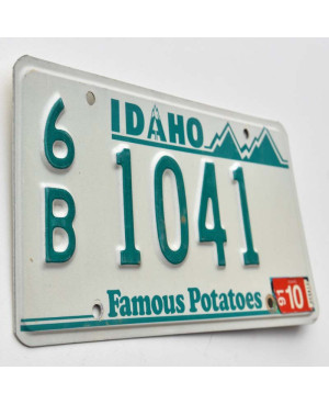 Amerikai rendszám Idaho Potatoes Green 6B 1041