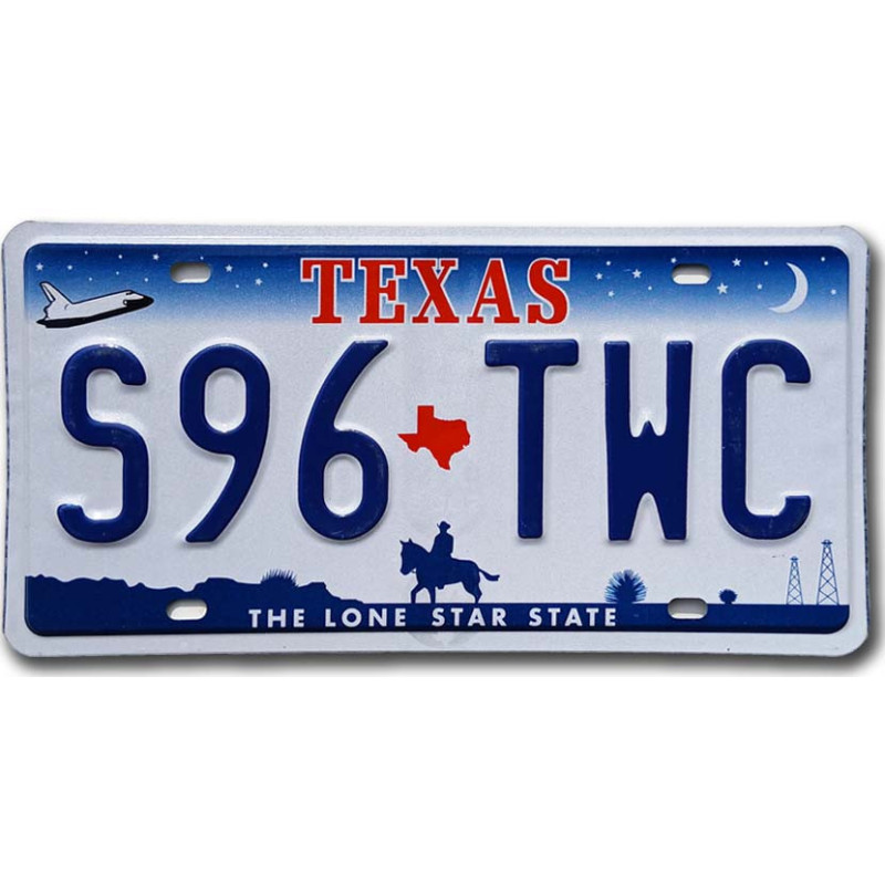Amerikai rendszám Texas Horse S96 TWC